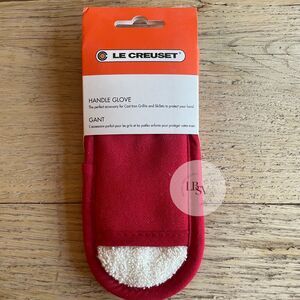 Le Creuset 100% Cotton Handle Glove Cerise Cherry Red NEW